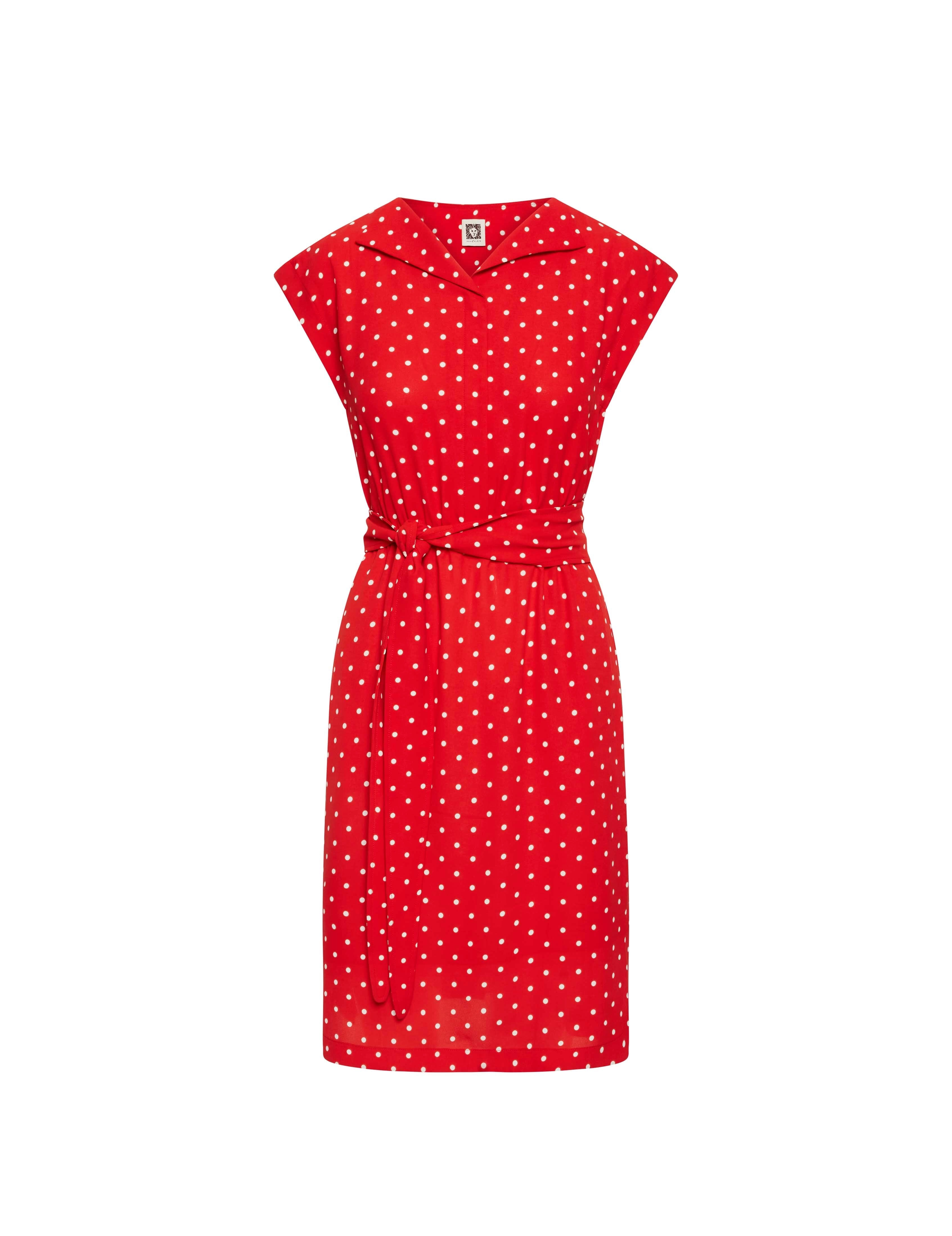 Open Collar Shirt Dress- Sale
