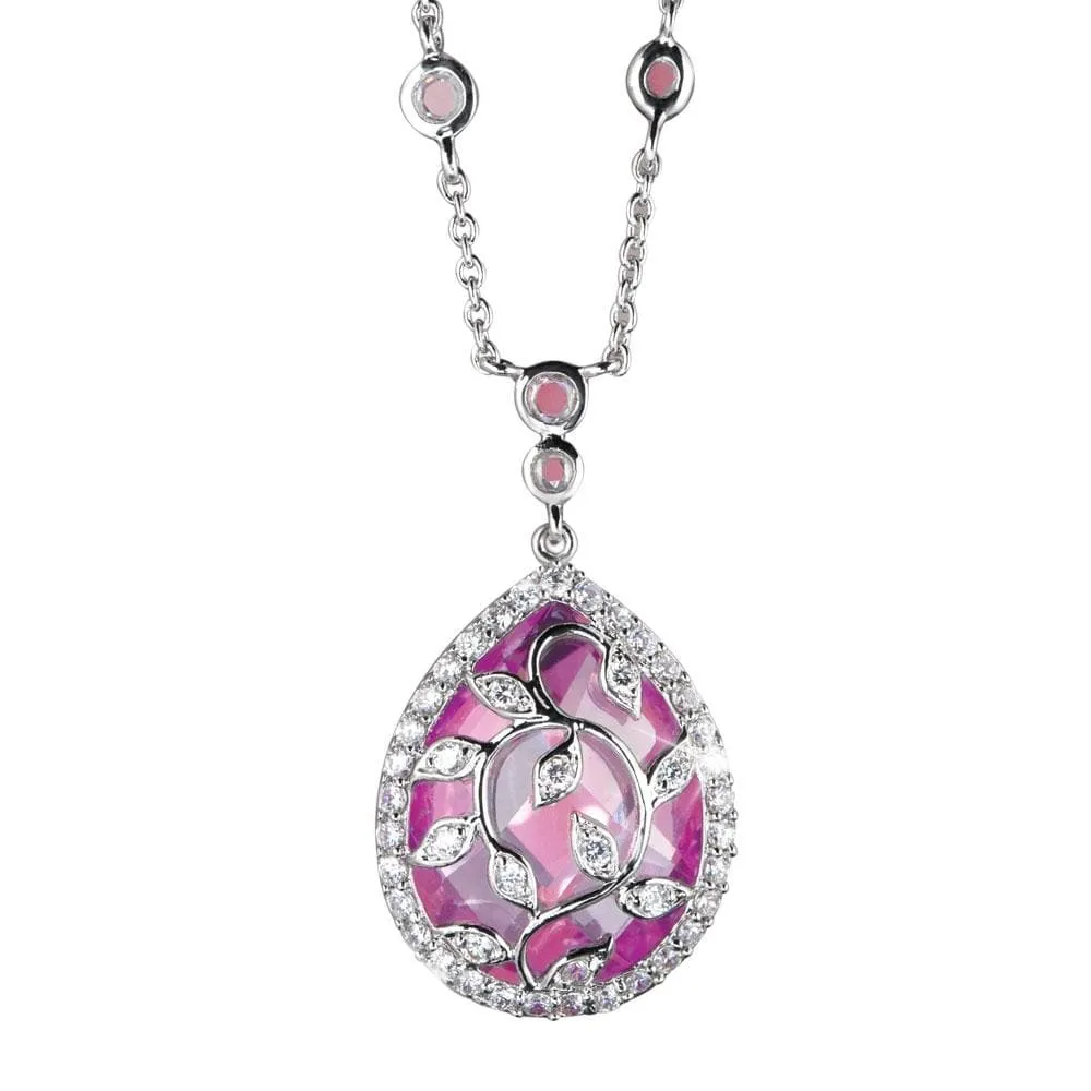 Pink Blush Vine Pendant