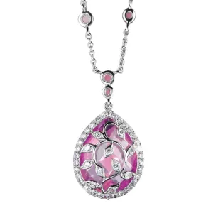 Pink Blush Vine Pendant
