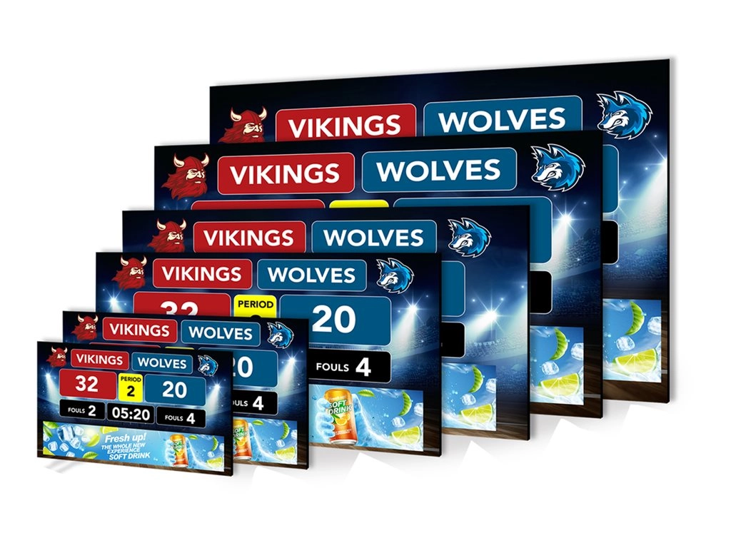 Planar SBI-10x6 - Scoreboard Complete Series LED video wall - digital signage - 768 x 512 142",Planar SBI-10x6 Scoreboard Complete 998-3569-00