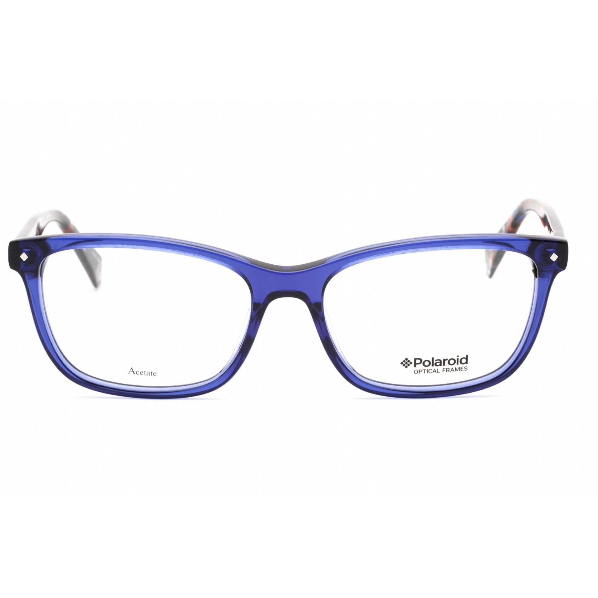 Polaroid Core Women's Eyeglasses - Blue Cat Eye Full Rim Frame | Pld D 338 0PJP 00