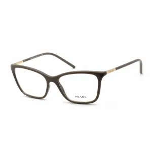 Prada Women's Eyeglasses - Clear Lens Grey Plastic Cat Eye Frame | 0PR 08WV 06W1O1