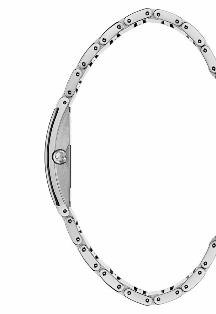 Rado Integral Jubile Stainless Steel and White Ceramic Quartz Mother of Pearl Dial Diamonds Womens Watch R20747901