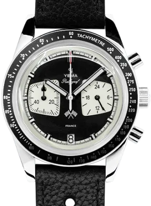 Rallygraf Meca-Quartz Chronograph Reverse Panda - Leather