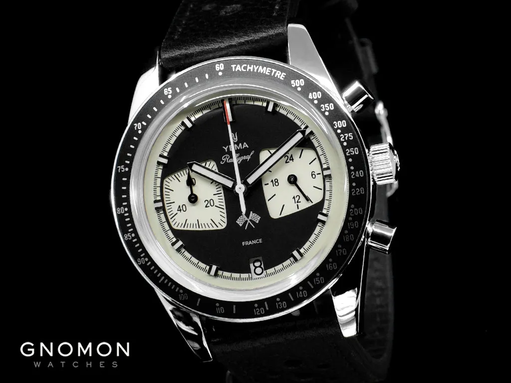 Rallygraf Meca-Quartz Chronograph Reverse Panda - Leather