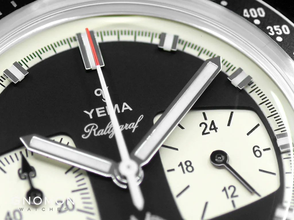 Rallygraf Meca-Quartz Chronograph Reverse Panda - Leather