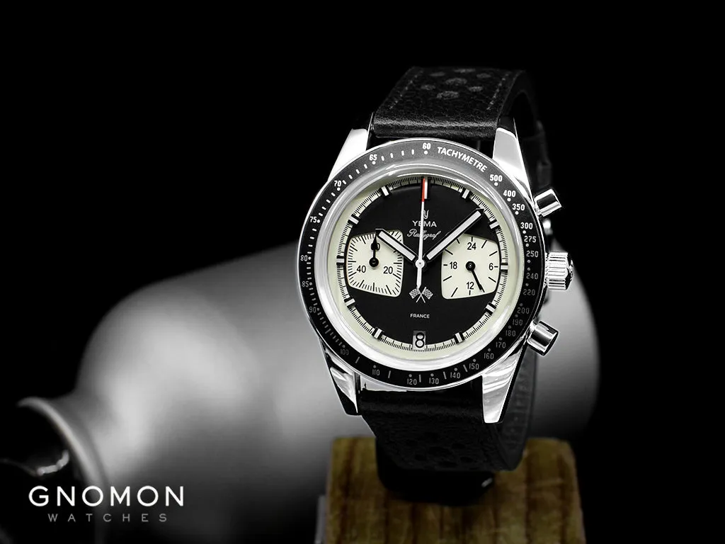 Rallygraf Meca-Quartz Chronograph Reverse Panda - Leather