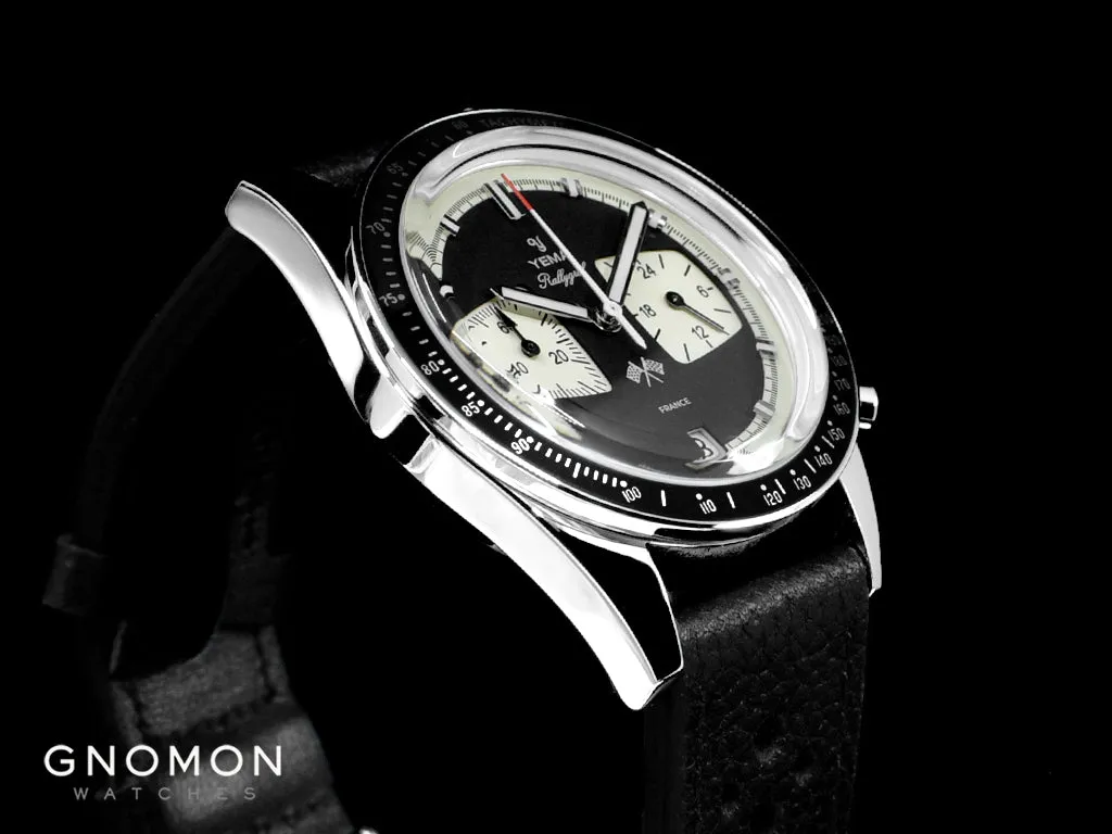 Rallygraf Meca-Quartz Chronograph Reverse Panda - Leather
