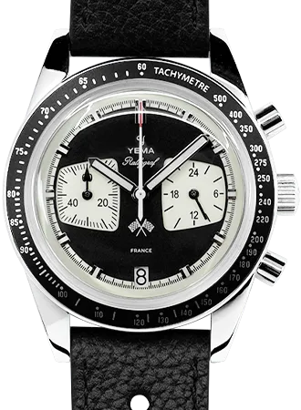 Rallygraf Meca-Quartz Chronograph Reverse Panda - Leather