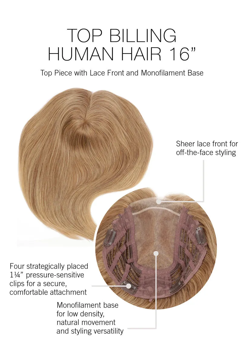 Raquel Welch Toppers - Top Billing 16" Human Hair