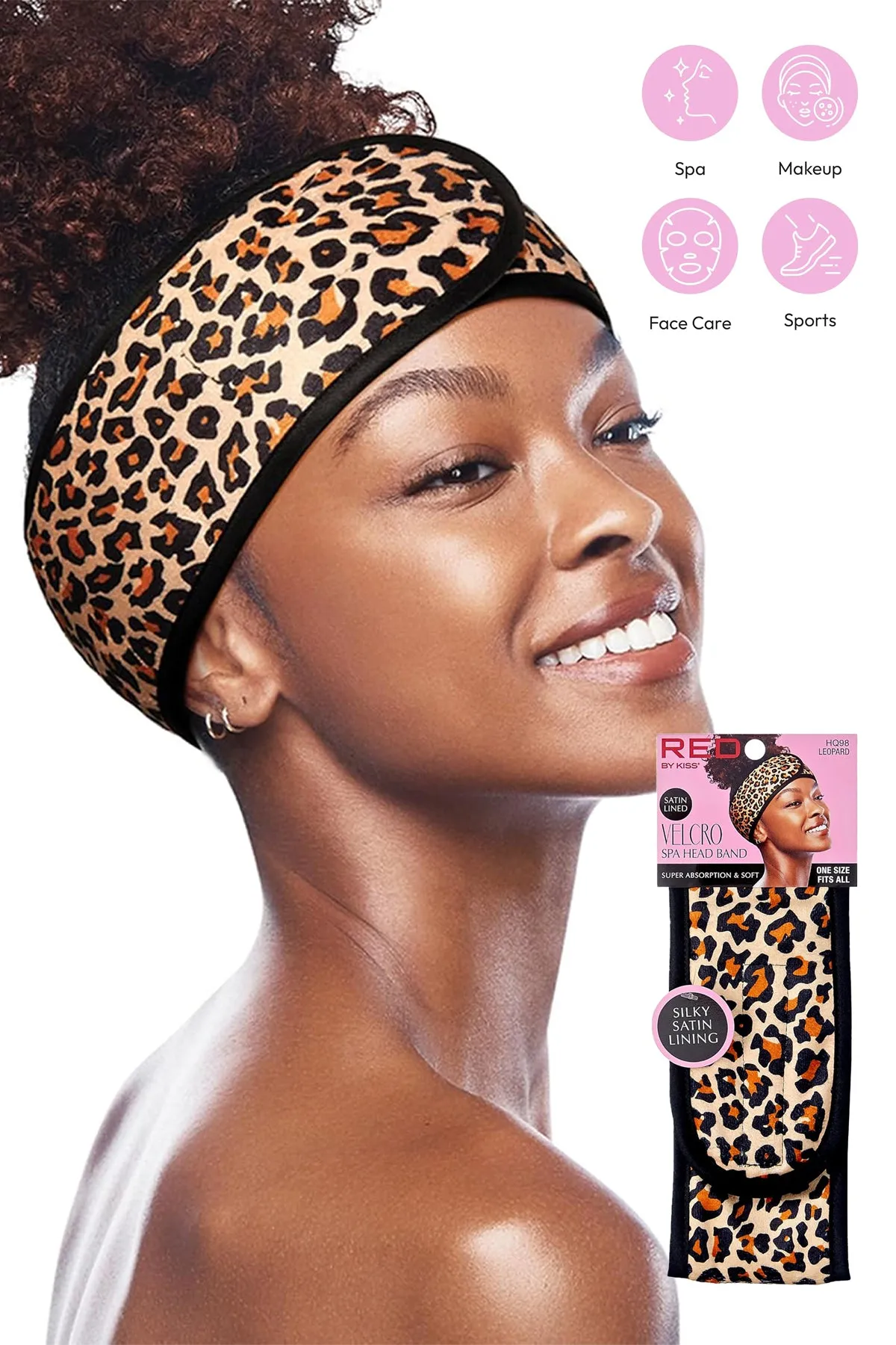 RED BY KISS VELCRO SPA HEADBAND