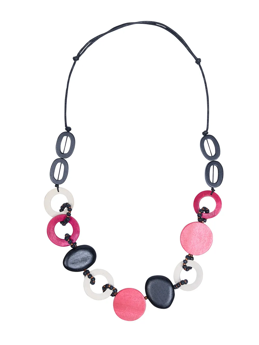 Retro Wood Necklace