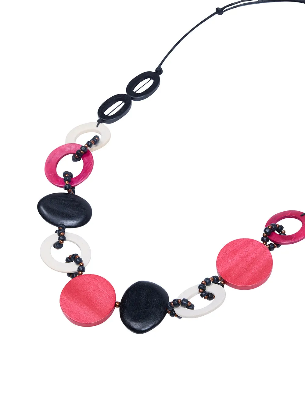 Retro Wood Necklace