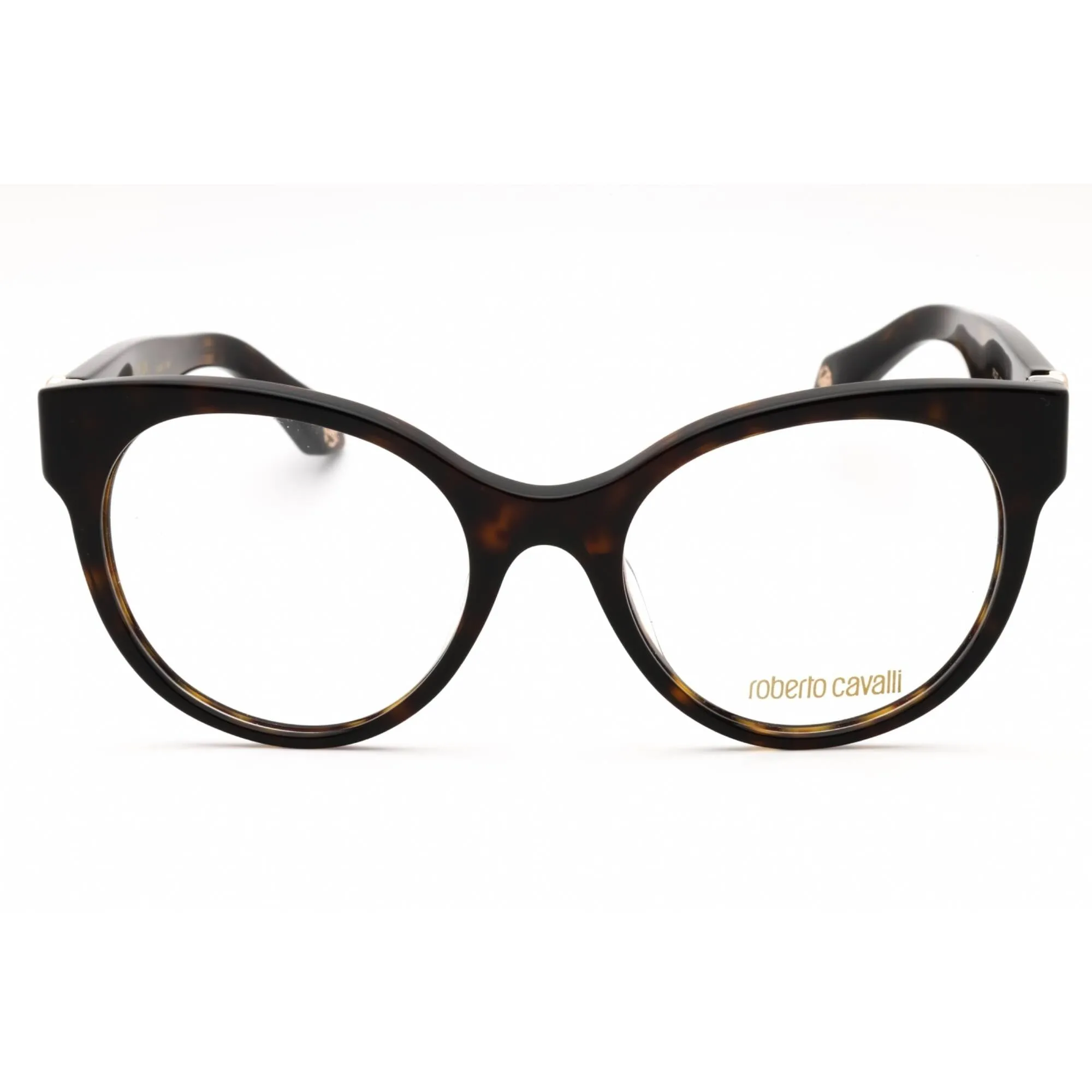 Roberto Cavalli Women's Eyeglasses - Dark Havana Cat Eye Full Rim Frame | VRC027M 0722