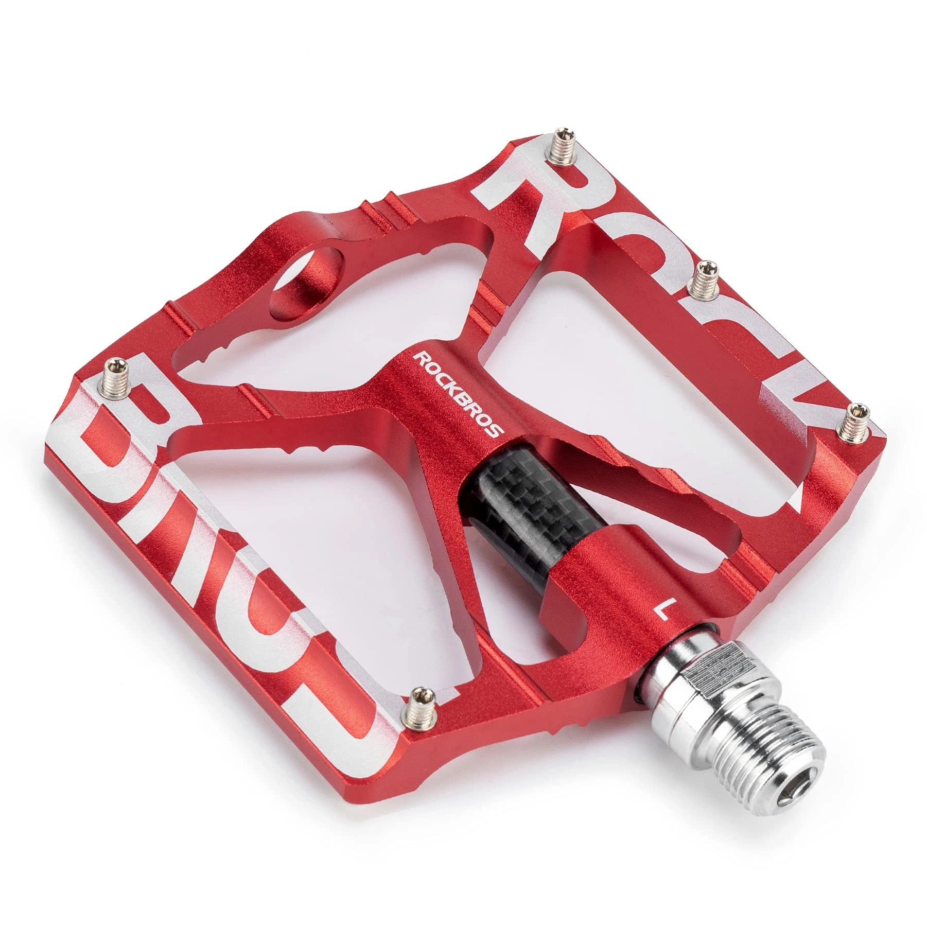 ROCKBROS Mountain Bike Pedals MTB BMX  Pedals CNC Non-Slip Lightweight Aluminum Alloy Bicycle Pedals 9/16"