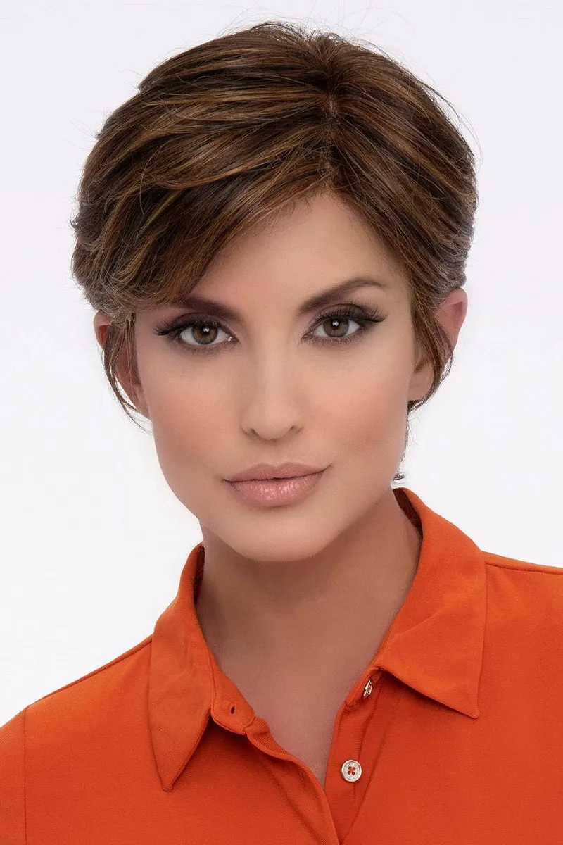 Sale - Envy Wigs - Paula - Human Hair Blend - Color: Almond Breeze
