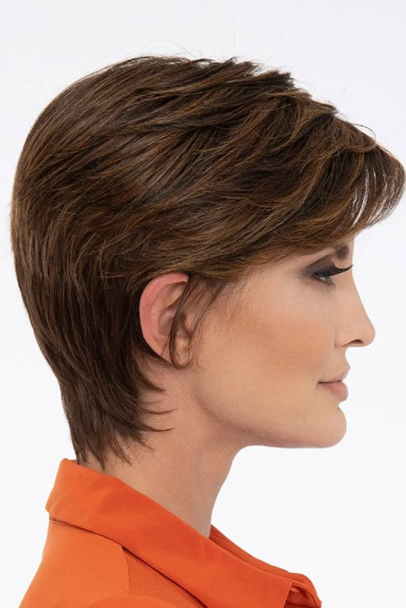 Sale - Envy Wigs - Paula - Human Hair Blend - Color: Almond Breeze