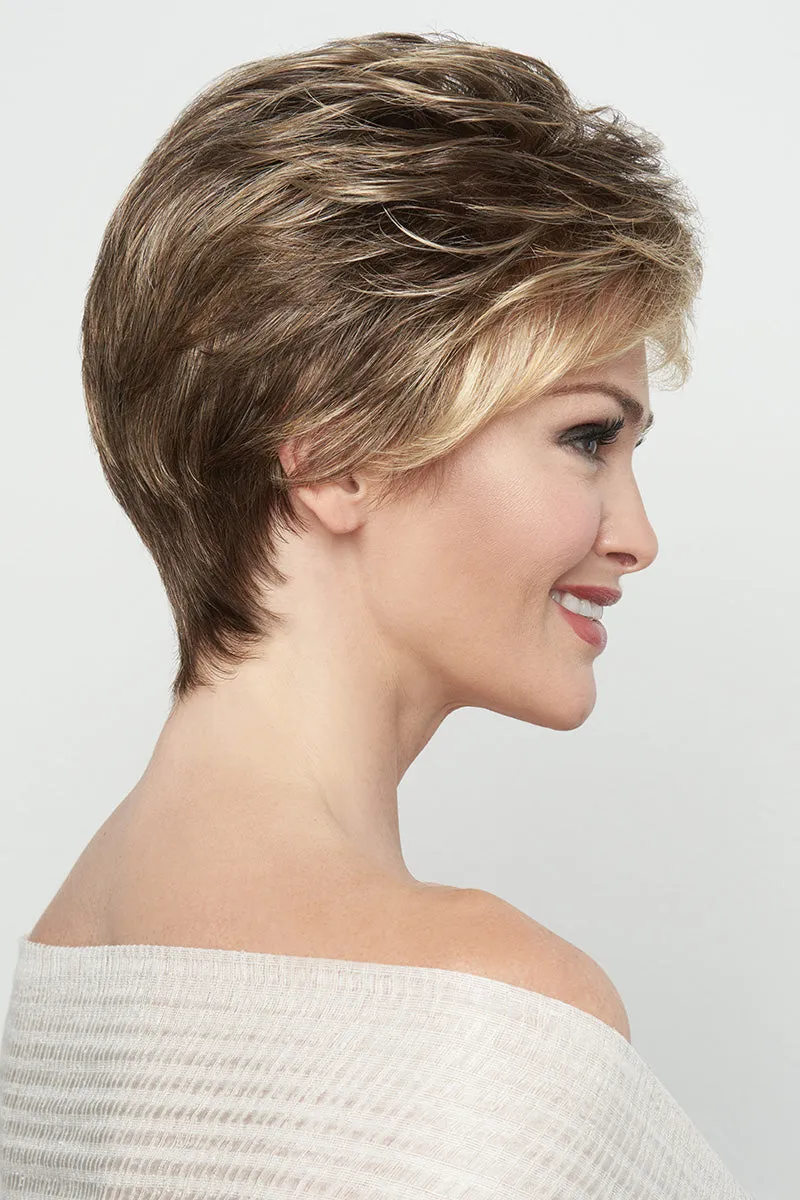 Sale - Raquel Welch Wigs - Crushing on Casual Elite - Color: Shaded Iced Latte Macchiato (SS17/23)