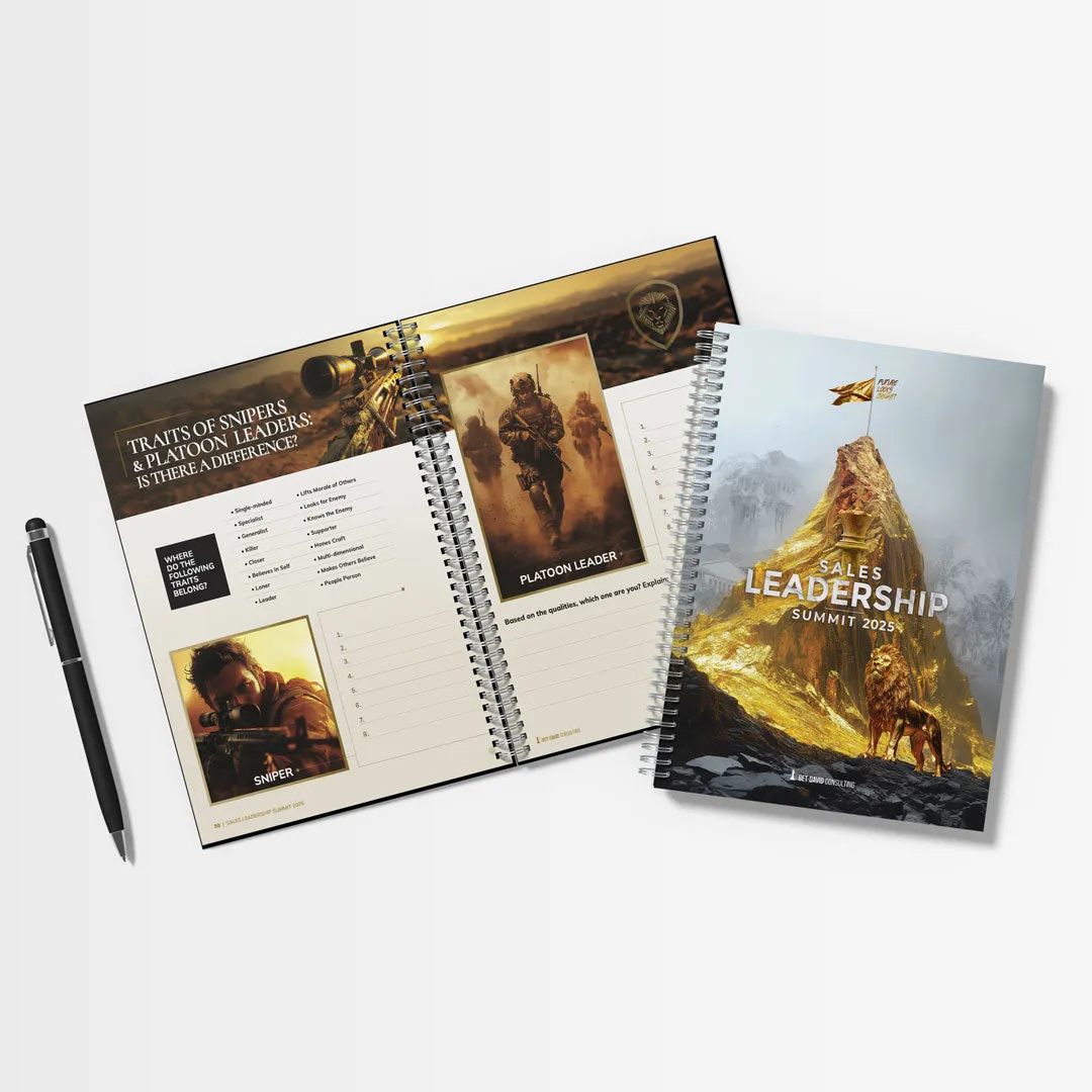 Sales Leadership Summit 2025 Recording   180-Page Official Workbook