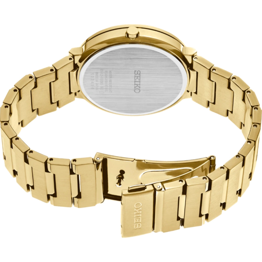 Seiko Essentials Gold-Tone 40mm Quartz Watch