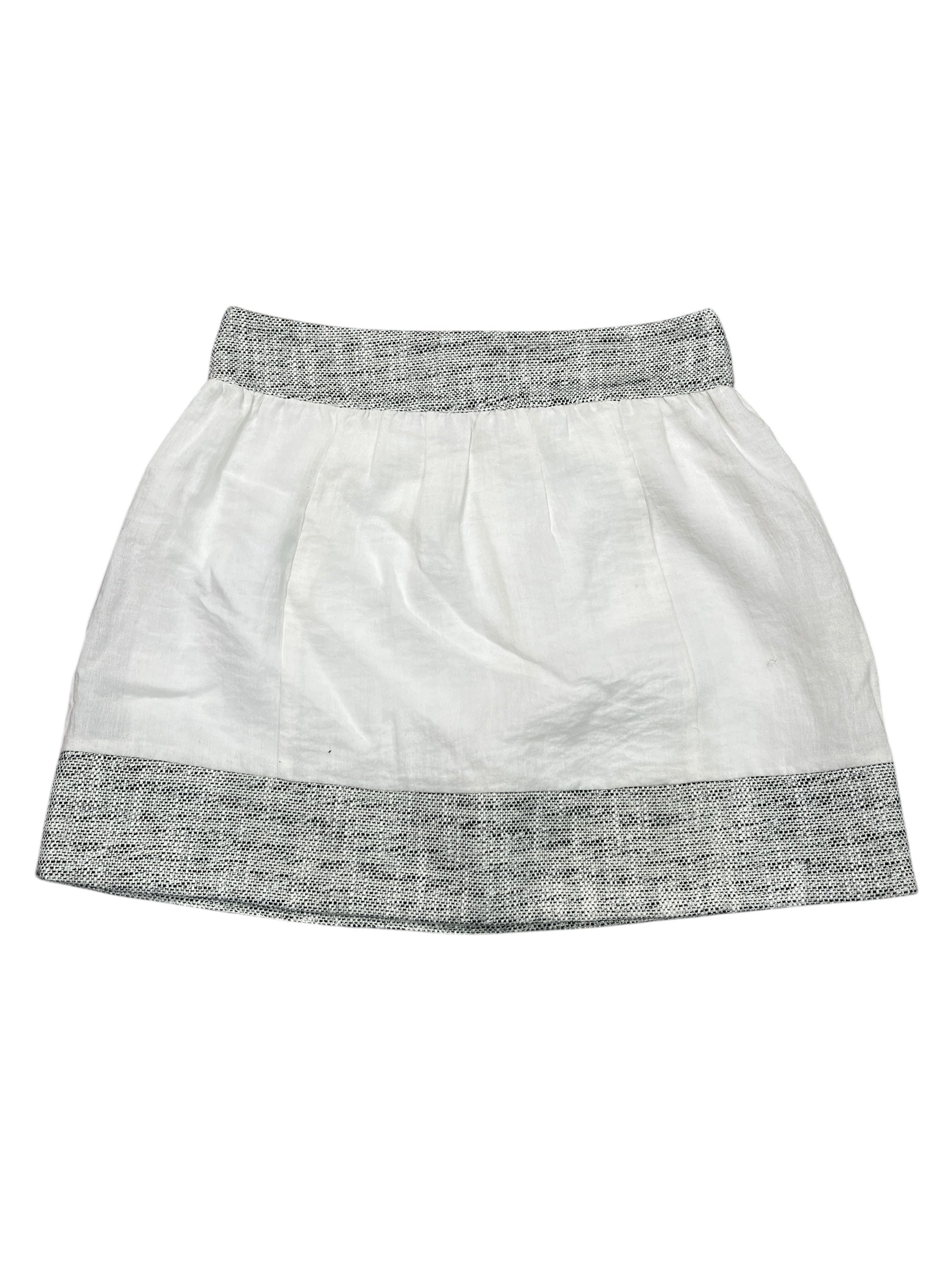 Skirt Mini & Short By Line & Dot In White, Size:M