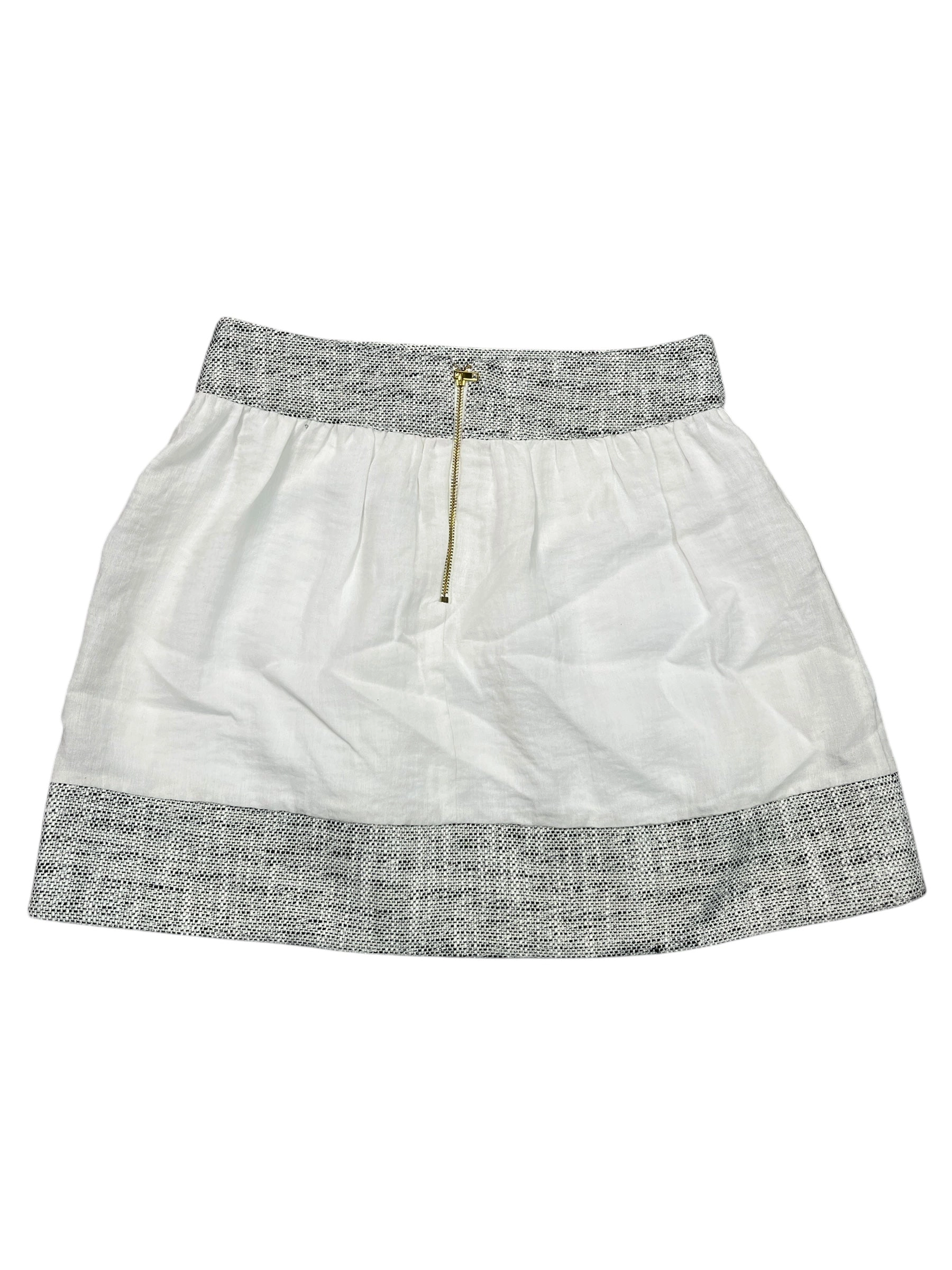 Skirt Mini & Short By Line & Dot In White, Size:M