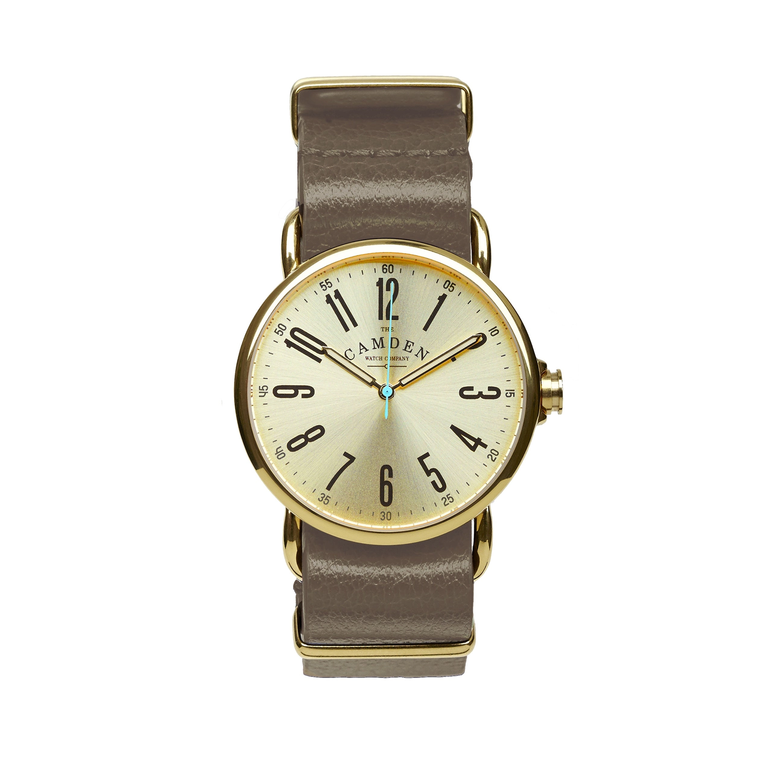 SMALL No.88 Gold and Light Brown Italian Leather