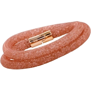Swarovski Women's Bracelet - Stardust Elegant Rose Double Wrap Medium | 5089853