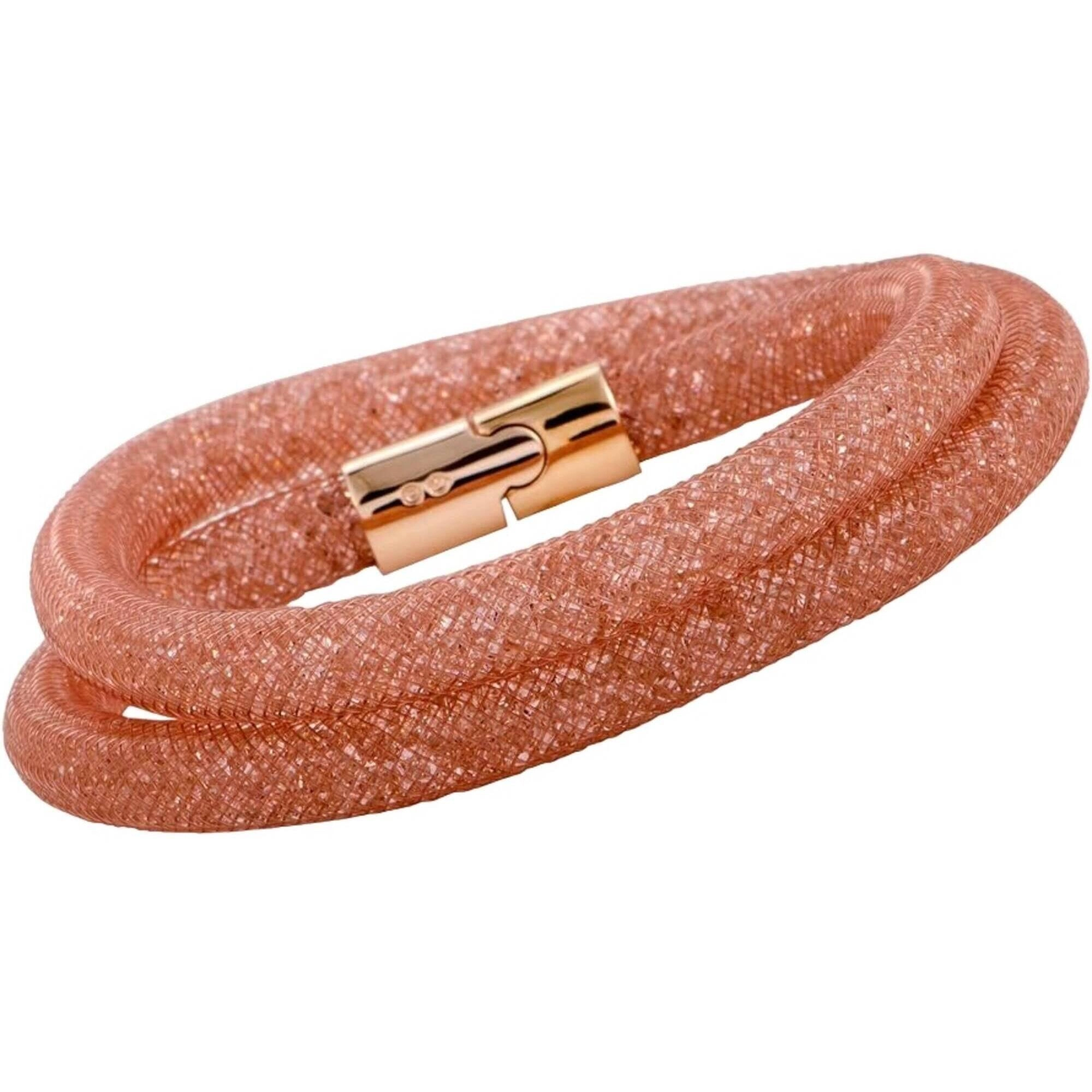 Swarovski Women's Bracelet - Stardust Elegant Rose Double Wrap Medium | 5089853