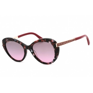 Swarovski Women's Sunglasses - Colored Havana Plastic Butterfly Frame | SK0327 55T