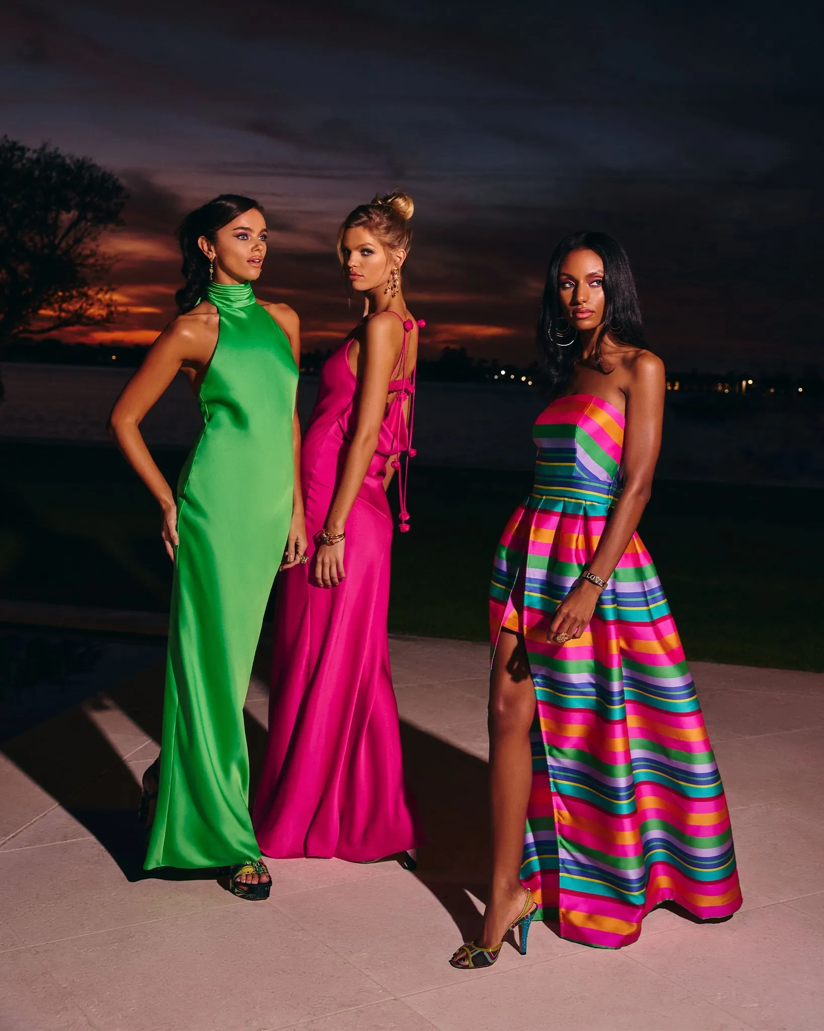 Tatiana High Neck Gown