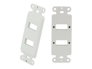 TechLogix - Flush mount wallplate - HDMI, USB - white - 1-gang MOFO-PT-WD2W
