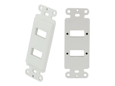TechLogix - Flush mount wallplate - HDMI, USB - white - 1-gang MOFO-PT-WD2W