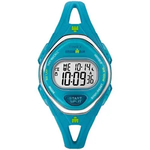 Timex Women's TW5M13500 Ironman Sleek 50 Teal Silicone Strap Watch