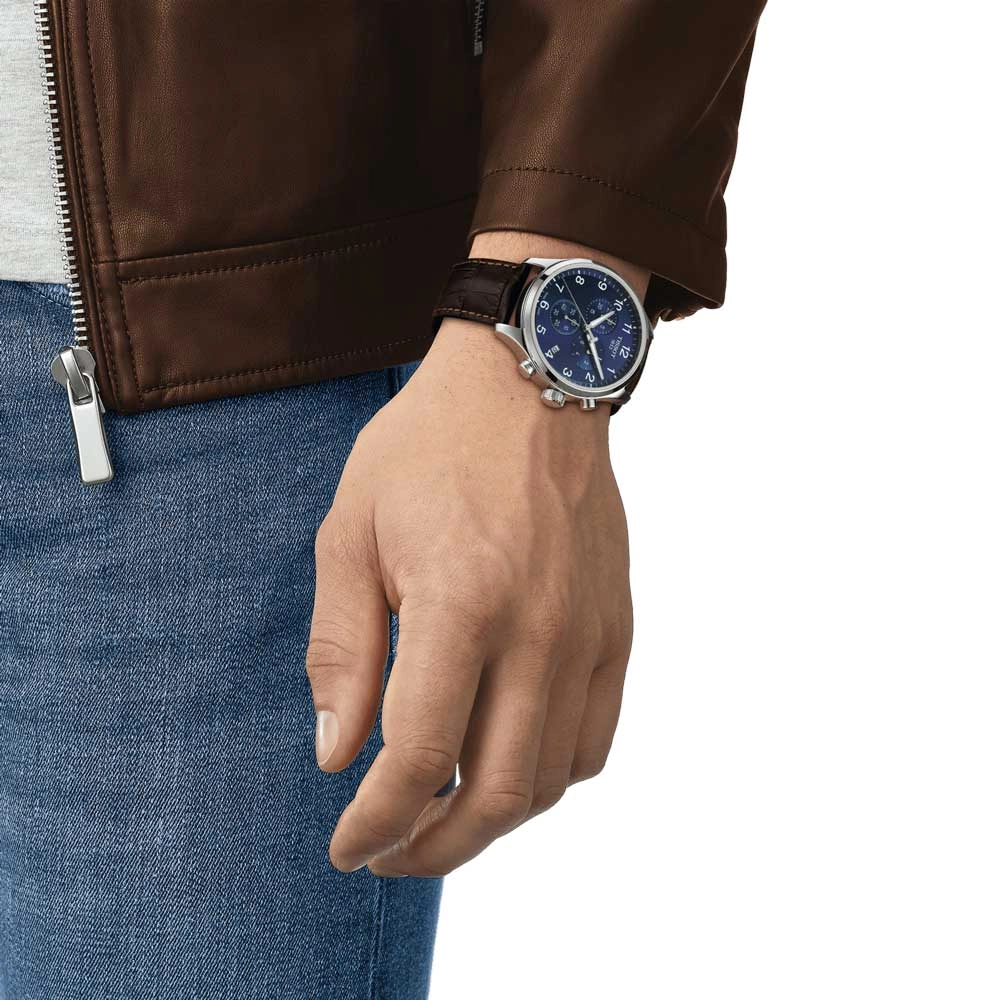 Tissot Chrono XL 45mm Blue Dial Quartz Gents Watch T1166171604700