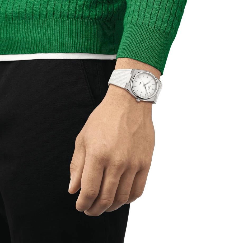 Tissot PRX 40mm White Dial Quartz Gents Watch T1374101701100