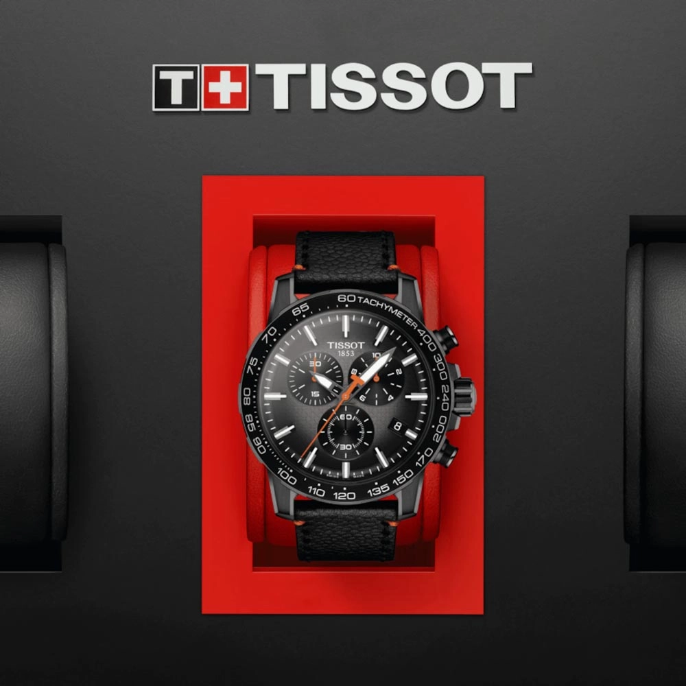 Tissot Supersport Chrono Basketball Edition 45.5mm Black Dial Quartz Gents Watch T1256173608100