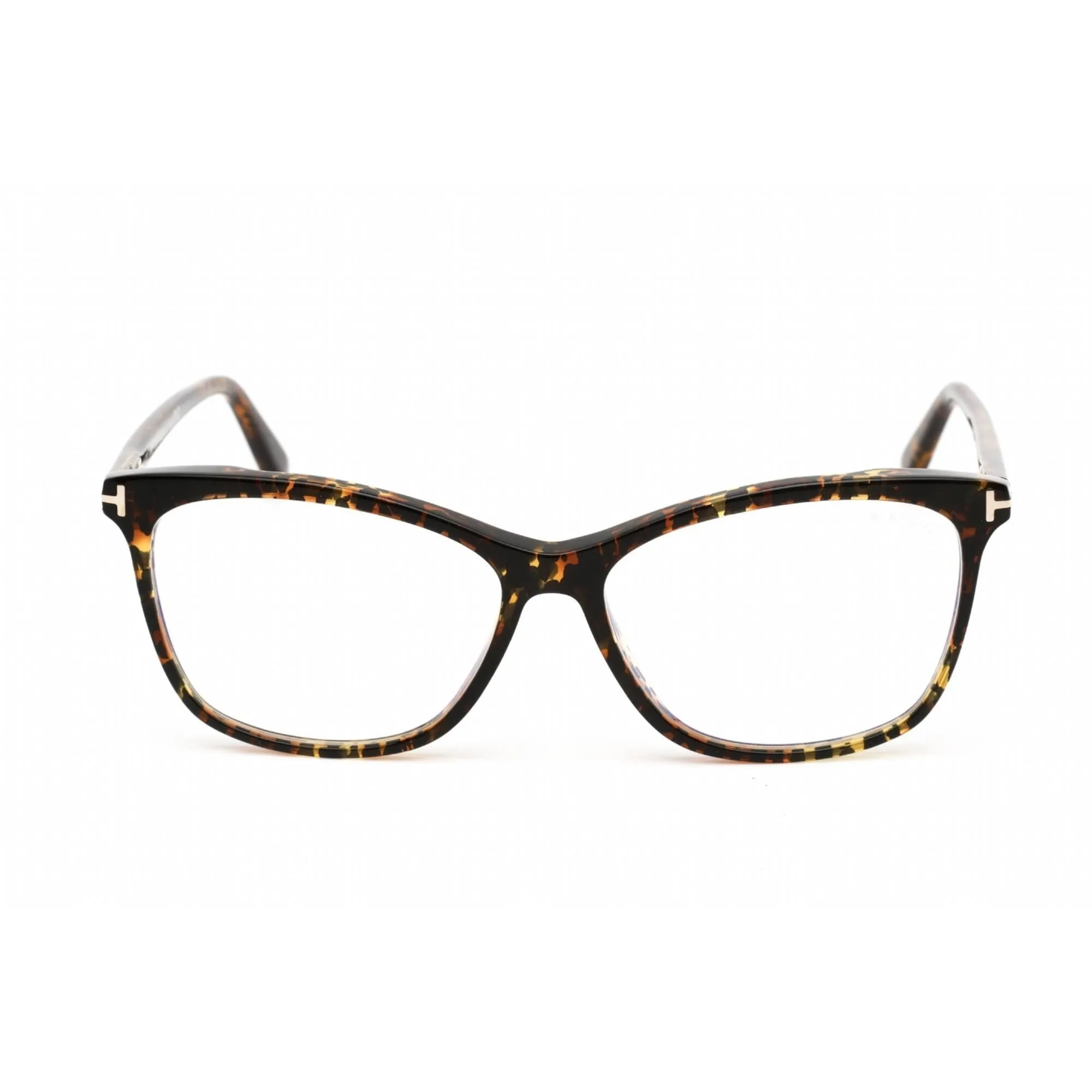 Tom Ford Women's Eyeglasses - Havana/Other Plastic Cat Eye Shape Frame | FT5690-B 056