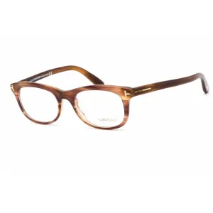 Tom Ford Women's Eyeglasses - Light Brown/Other Acetate Rectangular Frame | FT5232 047