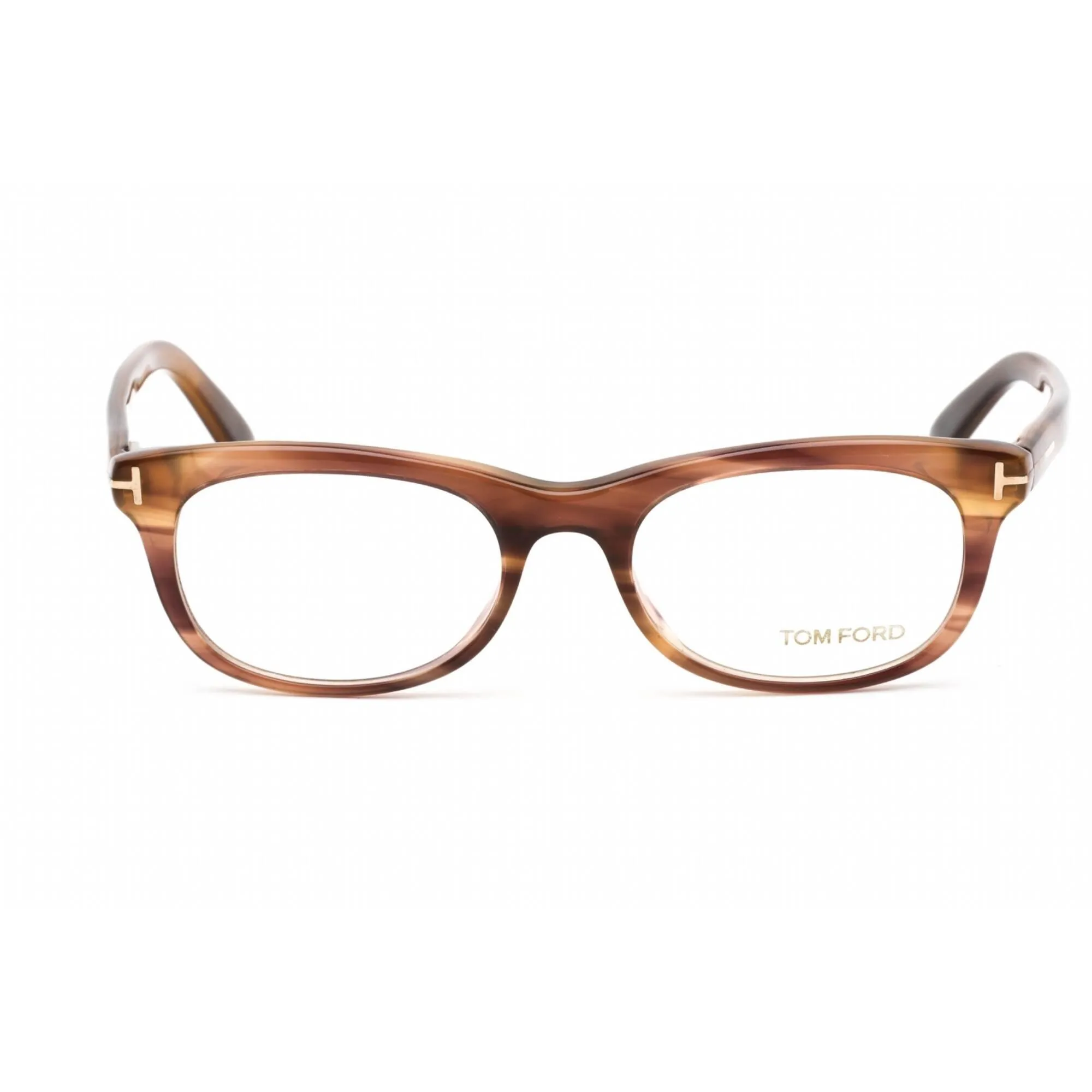 Tom Ford Women's Eyeglasses - Light Brown/Other Acetate Rectangular Frame | FT5232 047