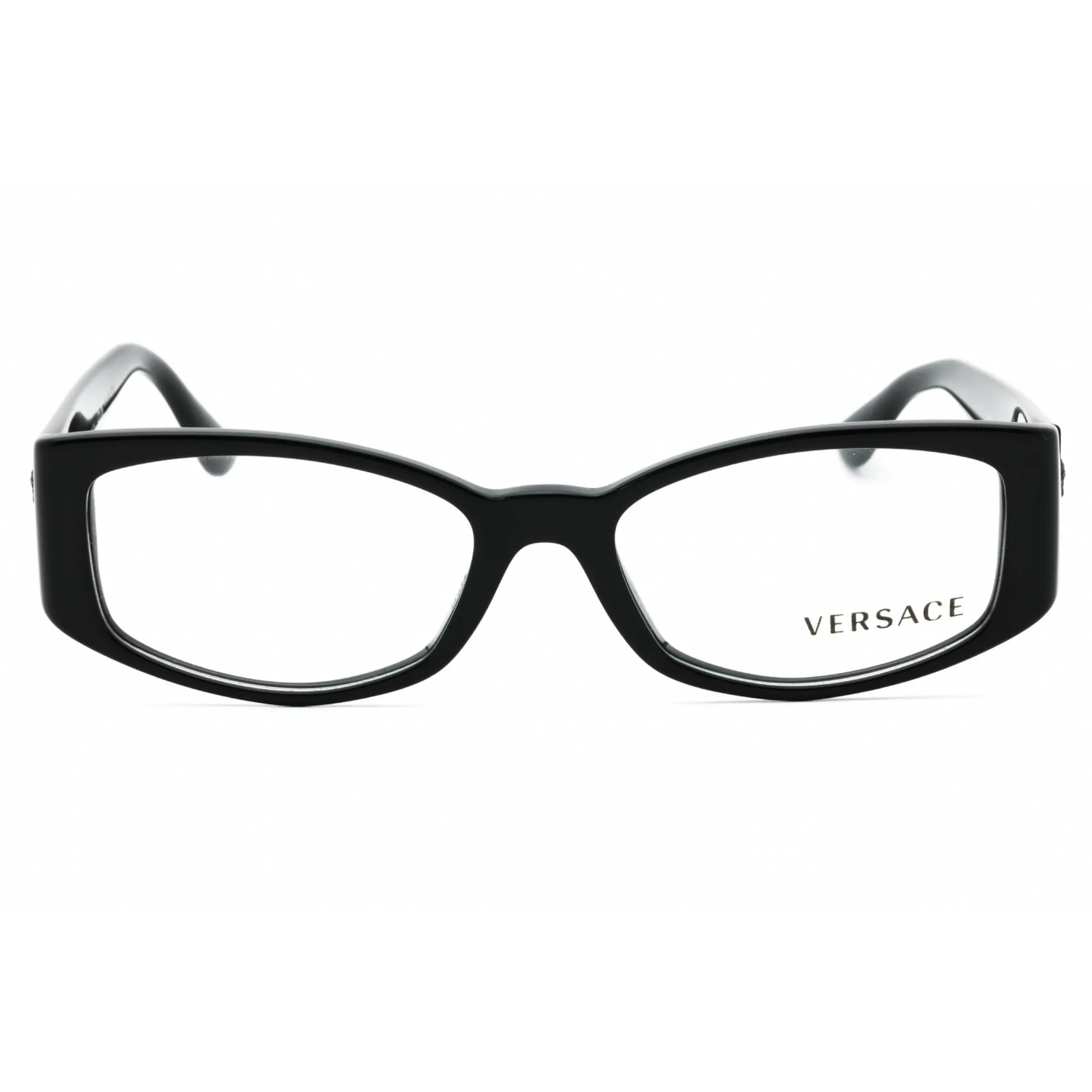 Versace Women's Eyeglasses - Black Plastic Full Rim Cat Eye Shape Frame | 0VE3343 GB1