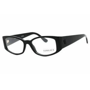 Versace Women's Eyeglasses - Black Plastic Full Rim Cat Eye Shape Frame | 0VE3343 GB1