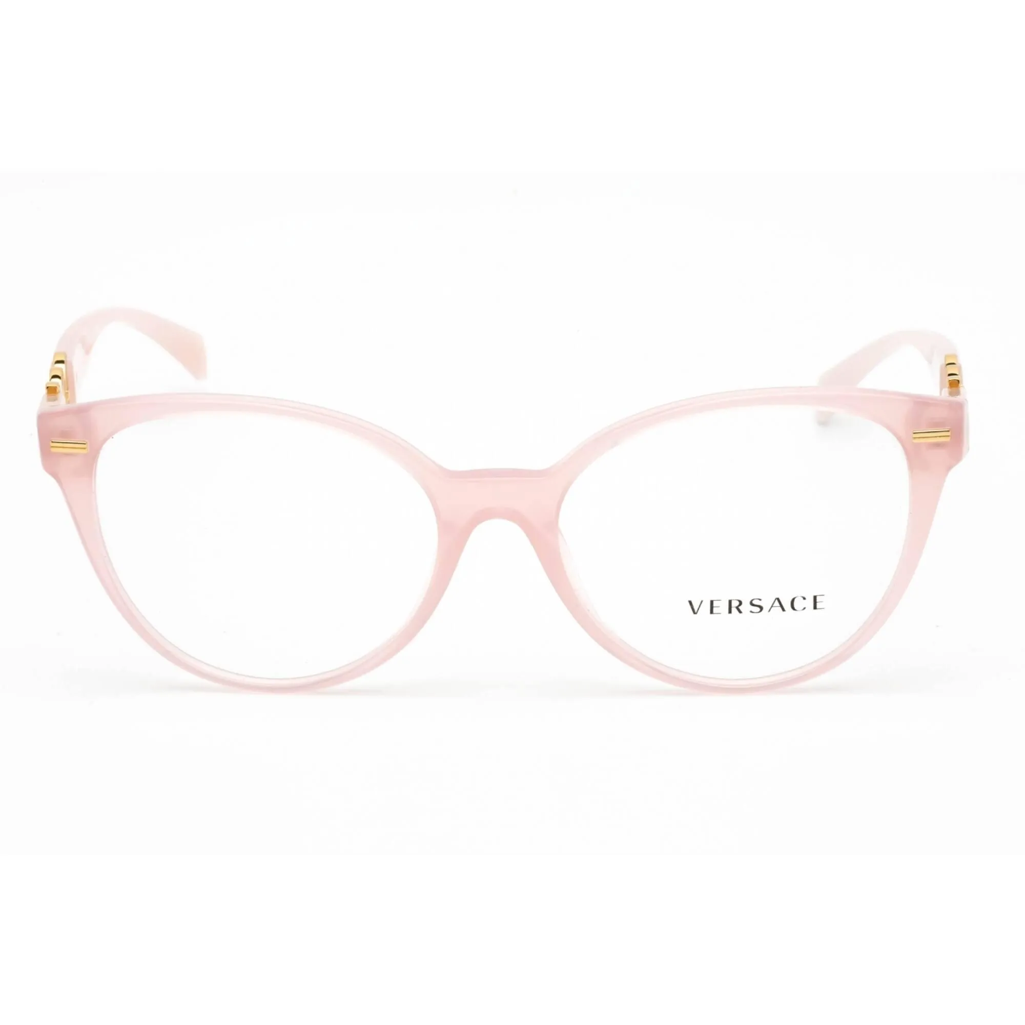 Versace Women's Eyeglasses - Clear Lens Cat Eye Pink Plastic Frame | 0VE3334 5402