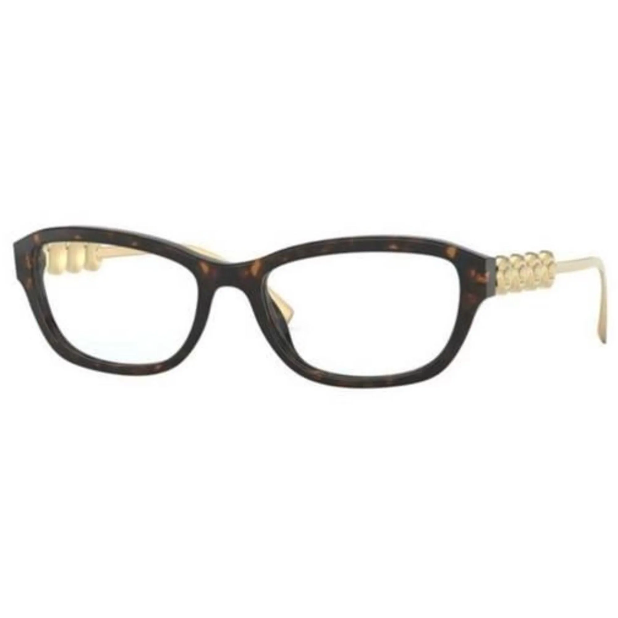 Versace Women's Eyeglasses - Full Rim Havana Plastic Cat Eye | VERSACE 0VE3279 108