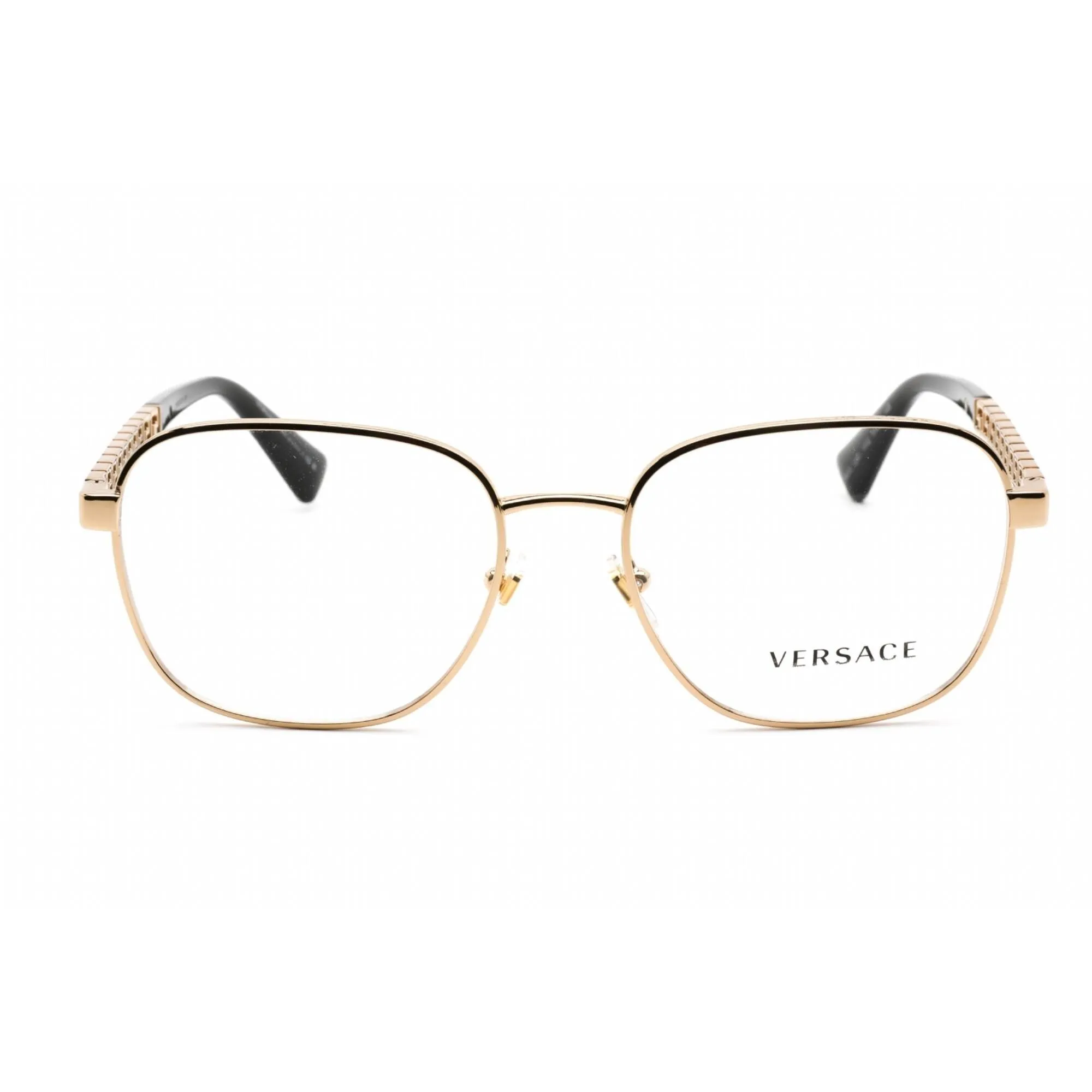Versace Women's Eyeglasses - Full Rim Square Shape Gold Metal Frame | 0VE1290 1002