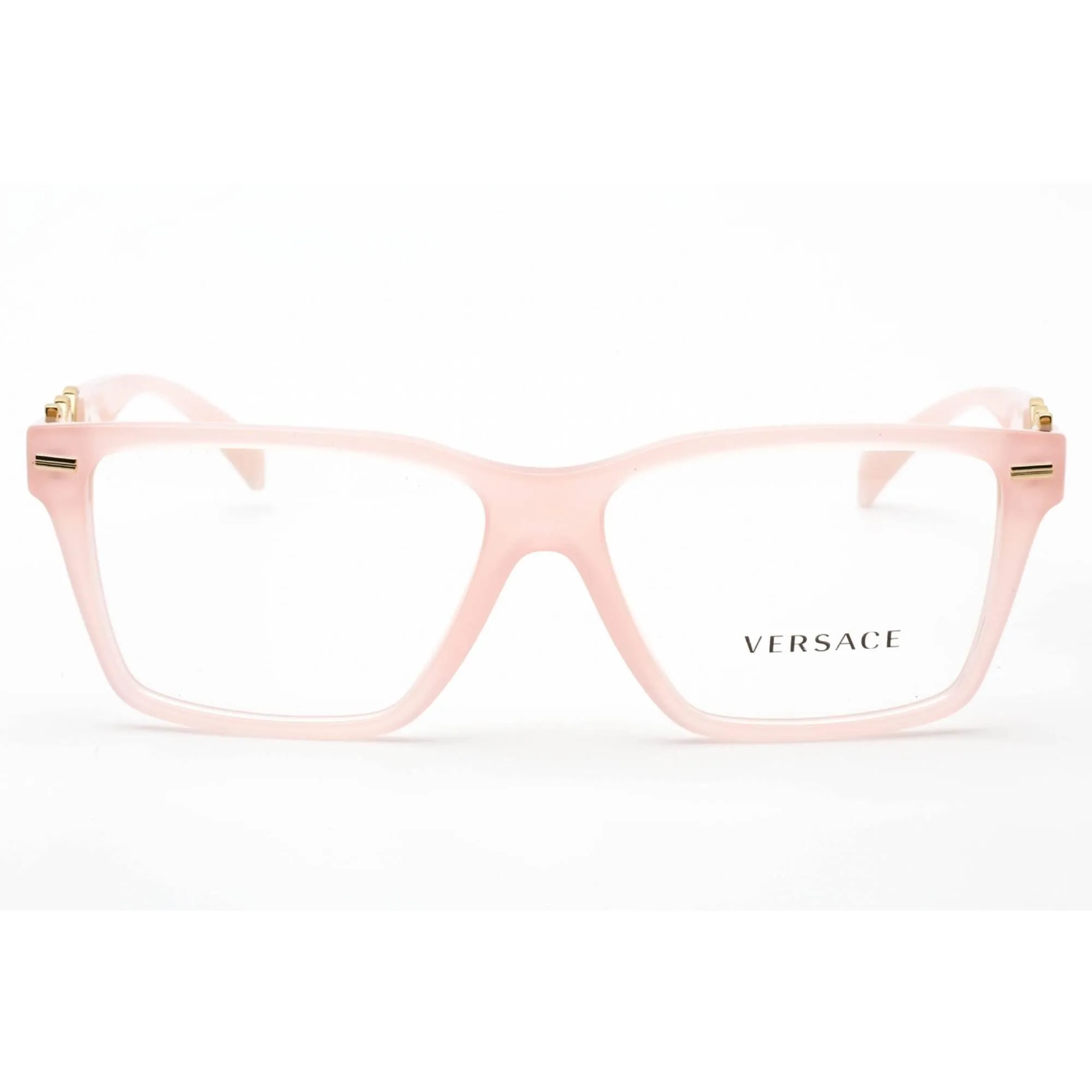 Versace Women's Eyeglasses - Rectangular Opal Pink Frame, 54 mm | 0VE3335 5405