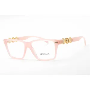 Versace Women's Eyeglasses - Rectangular Opal Pink Frame, 54 mm | 0VE3335 5405
