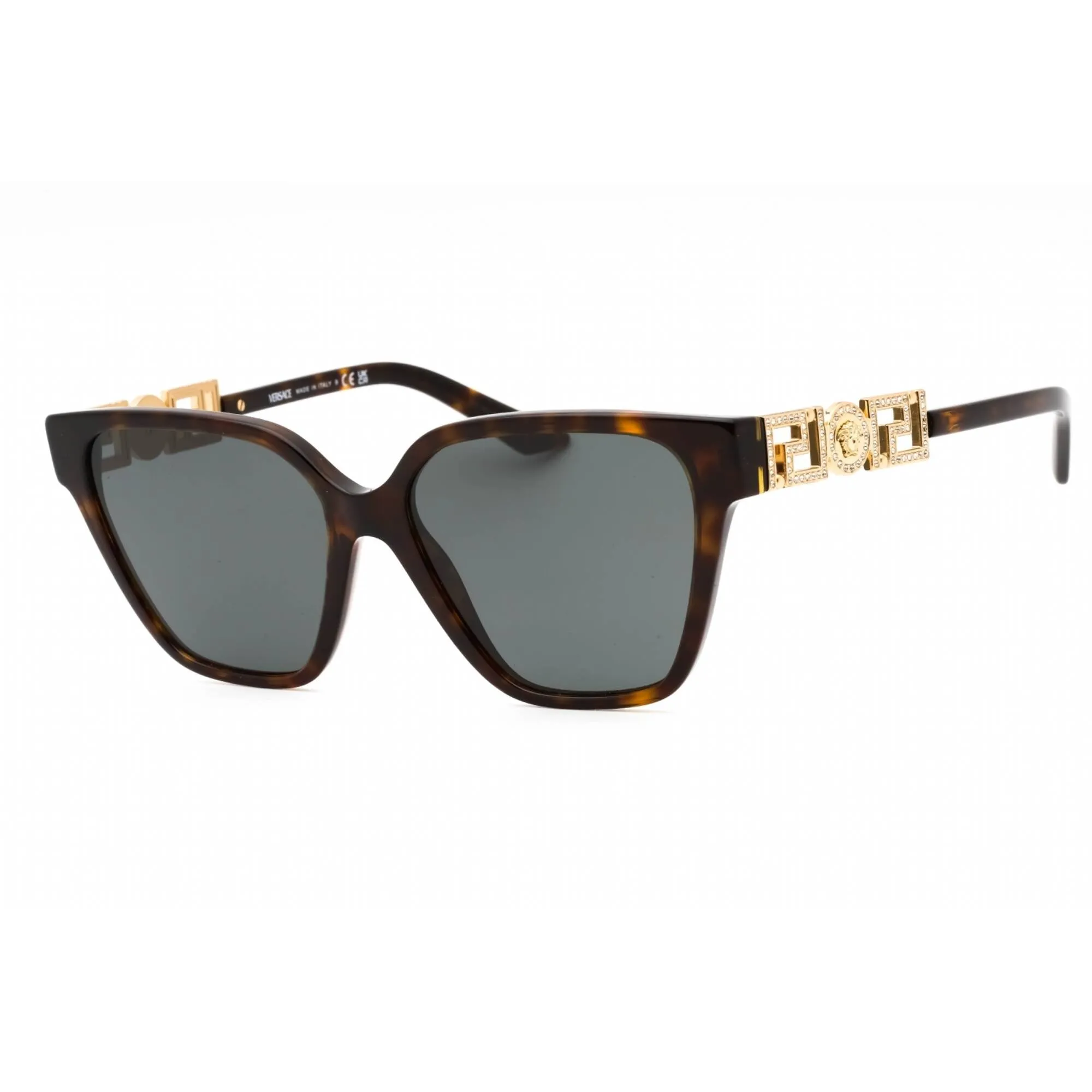 Versace Women's Sunglasses - Tortoise Plastic Cat Eye Full Rim Frame | 0VE4471B 108/87