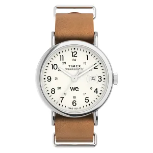 Weekender Date 40mm Leather Band