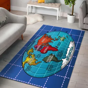 World Globe Area Rug
